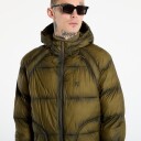 Jakke REPRESENT Translucent Hooded Puffer Dark Olive S