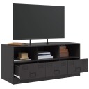  TV-benk svart 99x39x44 cm stål