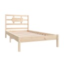 vidaXL Sengeramme heltre 90x200 cm