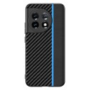 INCOVER One Plus 11 Karbon Plast & Kunstskinn Deksel - Svart / Blå