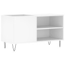  Hifi benk hvit 85x38x48 cm konstruert tre