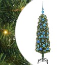  Kunstig juletre med 150 LED grønn 120 cm PVC og stål og plast