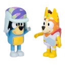 Bluey Eventyrfigursett med Chilli og Bandit - 2 stk Figurer for 3+ år