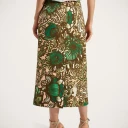 La DoubleJ Dame Skjørt Flerfarget L,