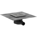 Hansgrohe Raindrain Point Komplett Sluk 150 mm Børstet Rustfritt Stål
