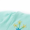  T-skjorte for barn lyse aqua 128