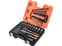 Bahco S410 Pipenøkkelsett 41 deler med 1/4" og 1/2" tilbehør