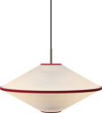 Edgeform Tafta Taklampe Ø52 Rød/Off-White