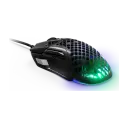 SteelSeries Aerox 5 Gamingmus med 18000 DPI og RGB-belysning - Høyrehendt, USB
