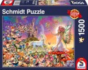 Schmidt Puzzles 835935 Puslespill 1500 Brikker Eventyrlig Magisk Land