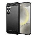 Hurtel Karbondeksel for Samsung Galaxy S25 Svart