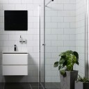 Dusjhjørne Bathlife Allsidig Rett Vegg + Rett Dør