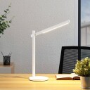 Lindby LED-skrivebordslampe Loretta, rettlinjet og hvit