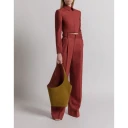 Alberta Ferretti Dame Bukser Rød XL,