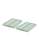 Liewood Weston Storage Box M 2 Pack Green One Size