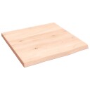 Benkeplate til bad 40x40x2 cm ubehandlet heltre