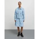 Mads Nørgaard Art Denim Stelly Skirt - Blue - 36