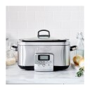 Slowcooker 6 liter 48 x 34 cm Rustfritt Stål Metall