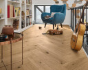 Fiskebensparkett - Meister PS500 Authentic Greige Eik 9006