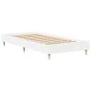 Sengeramme uten madrass hvit 90x200 cm konstruert tre