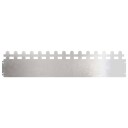 vidaXL Plenkanter 20 pcs sølv 103 x 0,05 x 22 cm Rustfritt Stål