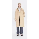 A.p.c., Dame, Frakker, Beige, S,