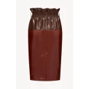 Saint Laurent Dame Skjørt Brun L,