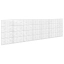 vidaXL Gabion med 5 mm tråd og 10x10 cm mesh 700x20x200 cm