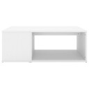 vidaXL Salongbord hvit 90x67x33 cm sponplate