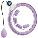 Smart Hula Hoop Voksne med Vektballteller 16 Knots 76 113cm Justerbar Fitness Quiet Slankeutstyr Infinity Hula Hoop for vektta