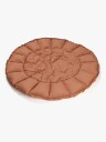play&go  2i1krabbeteppe Bloom brunbrun Ø130 cm