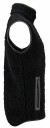 James Harvest Vest Kingsley Pile Svart