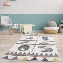 Barneteppe Animals multi Størrelse: 160 x 230 cm