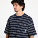 Calvin Klein Jeans Ss Strp Jcqrd Rlxd P - Navy - M
