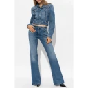 Off White Dame Jeans Blå W28,