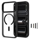 Tech-Protect Magmat Magsafe CC-etui til iPhone 17 Pro / 18 Pro – gjennomsiktig svart