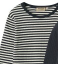 Wheat T skjorte   Rib   2 pack   Økning   Navy Rib Stripe   Wheat   8 år 128   T skjorte Blå Hvit Svart
