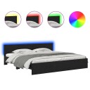  Sengestamme Svart Eik 180 x 200 cm Konstruert tre