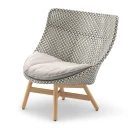 Dedon Mbrace wingchair teak AY5 teak 0205 pepper 0115