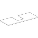 Geberit One benkeplate 119x47,3 cm marmorert sort