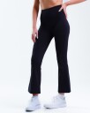 LEVITY Lotus Flare Pants Petite Black M