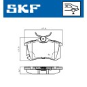 Bremseklosser SKF VKBP 90694