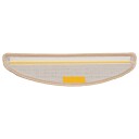 vidaXL Trappematter 10 stk 56x20 cm kremhvit