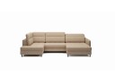 Berrto Sofa med Divan og Sjeselong 5 seters   Beige