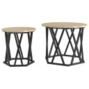  Nesting Sidebord 2 stk Sonoma Eik Konstruert Tre