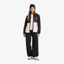 RevolutionRace Woodland Fleece Jacket Dame Deep Navy/Peyote Størrelse:2XL   Dame > Overdeler > Fleece & midlayers