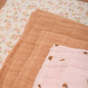 Pippi Sepia Rose Muslin Cloth 8-Pack