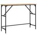  Konsollbord sonoma eik 100x32x75 cm konstruert tre