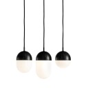 Woud Dot Taklampe Liten Sort/ Opal