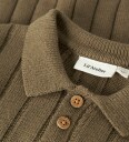 Lil"Atelier Nmmlomon Ls Loose Knit Polo Lil   Khaki green   92